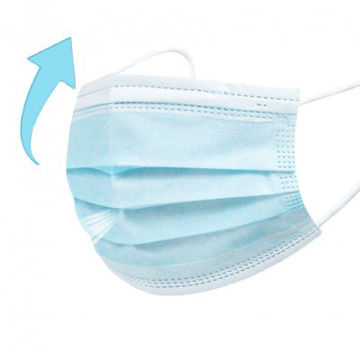تصویر  ماسک بهداشتی پارچه ای (محافظ دهان و بینی) سه لایه